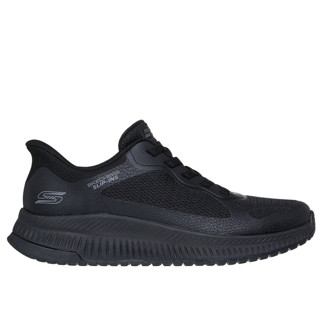 Skechers 117624 Bobs Squad 4 - Staple Look Black Slip-ins