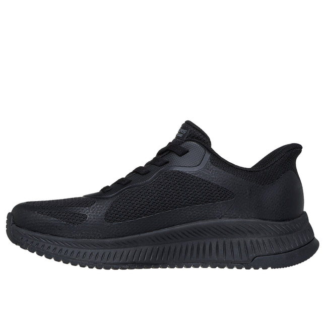 Skechers 117624 Bobs Squad 4 - Staple Look Black Slip-ins