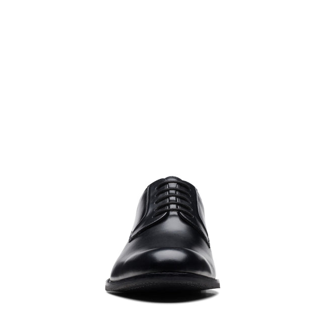 Clarks CraftArlo Lace Black Leather – Men’s Classic Oxford Lace-Up Shoe