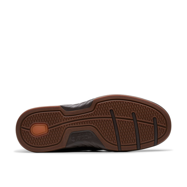 Clarks Men’s Un Briley Pace Tan Leather Wide Width Shoes – Comfort-Fit Lace-Up Shoes with Cushioned Footbed & Durable Sole