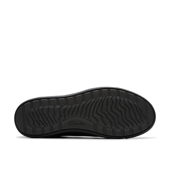 Clarks Men’s Mapstone Lo GTX Black Leather Waterproof Lace-Up Shoes – All-Weather Leather Footwear with GORE-TEX®, Cushioned Comfort & Grippy Outsole