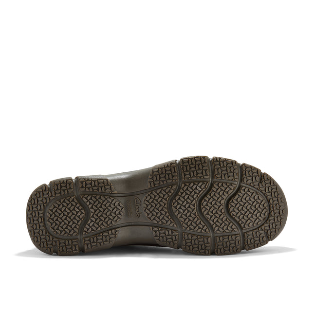 Clarks Men’s Spypath Lo GTX Dark Brown Leather Waterproof Lace-Up Shoes – All-Weather Leather Shoes with GORE-TEX®, Cushioned Comfort & Slip-Resistant Sole