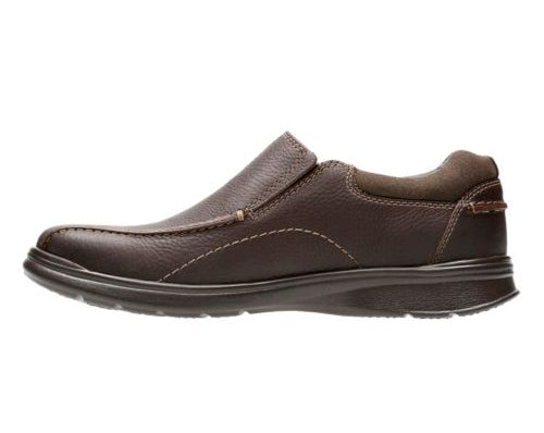 Clarks Men’s Cotrell Step Brown Oily Leather Wide-Width Lace-Up Shoes – Lightweight, Durable Leather Shoes with Cushioned Comfort & Long-Lasting Grip
