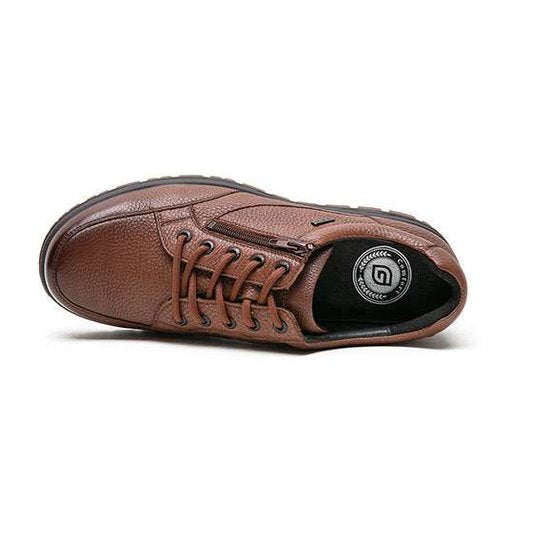 G Comfort A-913C Tan Wide Fit Trekking Shoes Waterproof