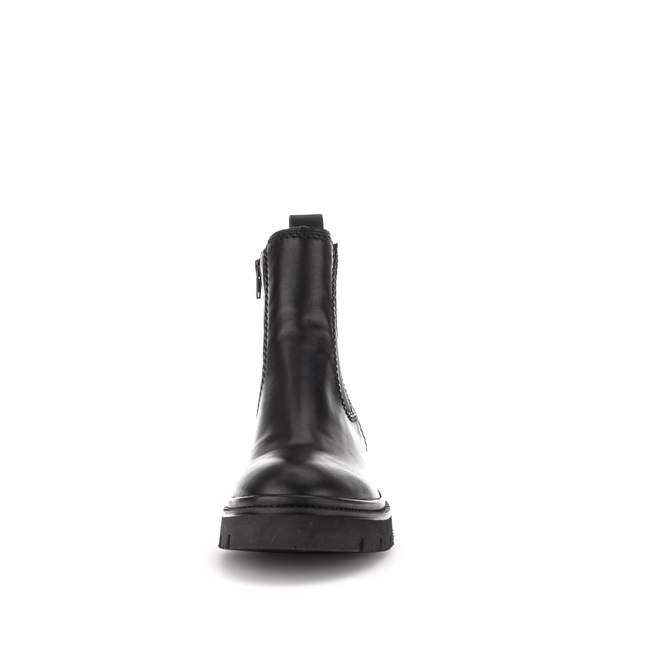 Gabor Women’s 71.850.27 Marissa Black Leather Ankle Boot – Best Fitting Side-Zip Comfort Boot