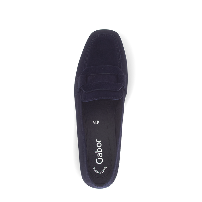 Gabor 75.261.16 Great Navy Suede Loafer